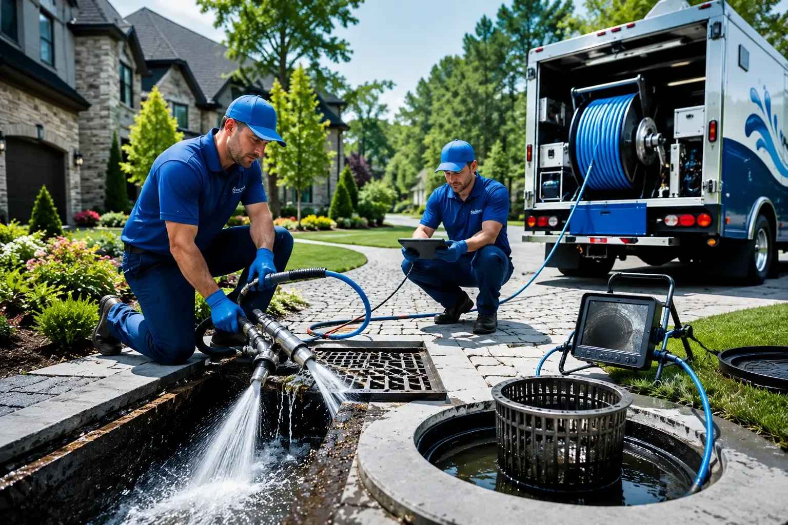 Local outdoor drain cleaning professionals in Freeman Spur, IL